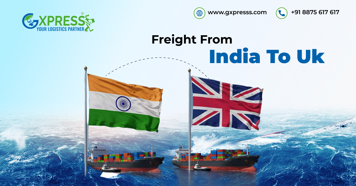 freight from india to uk